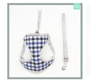 Pet Product Gingham Vest, New Design Leash and Lead Pet Supply Wholesale