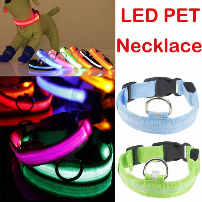 USB Charging/Battery LED Dog Collar for Dogs Dogs Luminous Fluorescent Collars