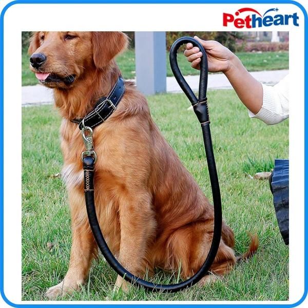 Factory Direct Pet Lead Leather Dog Leash (HP-102)