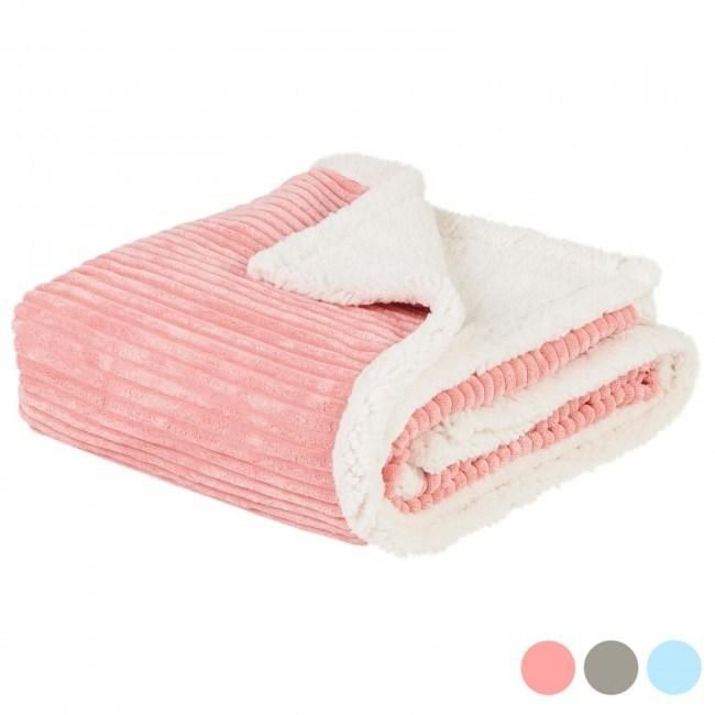 Wholesale Solid/Plain Corduroy Jacquard Flannel Fleece Sherpa Double Layer Pet Blanket