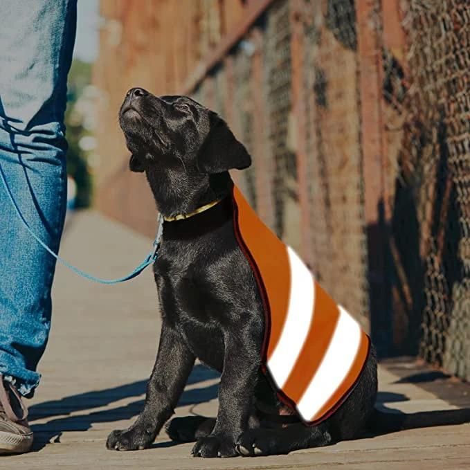 Dog Reflective Vest 4 Packs Adjustable Doggies Jackets Puppy Vest Safety Dog Reflective Vests High Visibility Vest for Dogs
