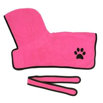 Super Absorbent Soft Towel Robe Dog Cat Bathrobe Grooming Quick Drying Pet Product Anhui