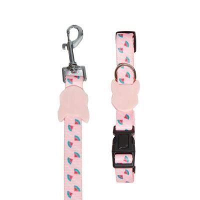 Dog Collar and Leash Set Adjustable Stylish Walking Puppy Collars Pet Leash