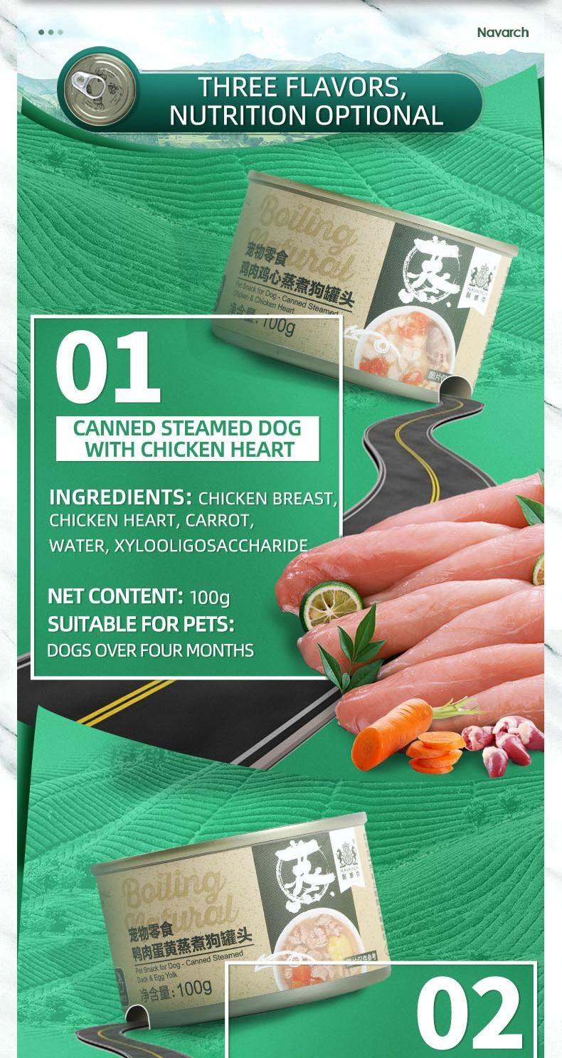 100% Natural Real Meat Chicken Gravy Pupy Food Wet Dog Treat Cat Food for Pet