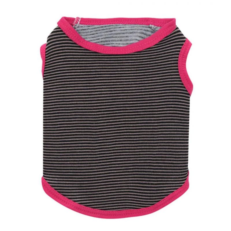 Pet Shirts Cotton Striped T-Shirts for Cat Dog Puppy
