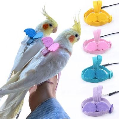 Wholesale Pet Parrot Flying Rope PU + Elastic Cotton