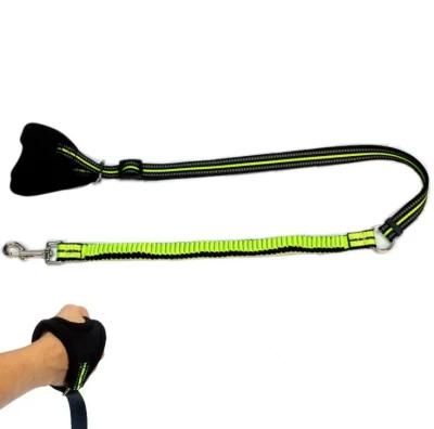 Unique Hand Wrap Design Sport Dog Leash with Bungee