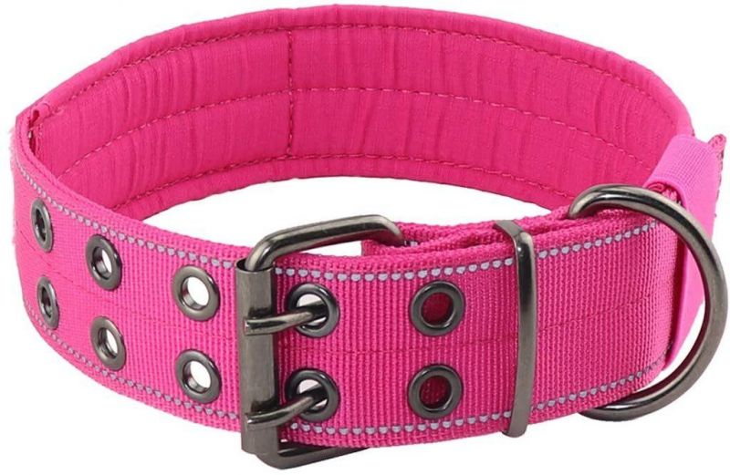 Reflective Dog Collar Tactical Dog Collar with Soft Padded Lining