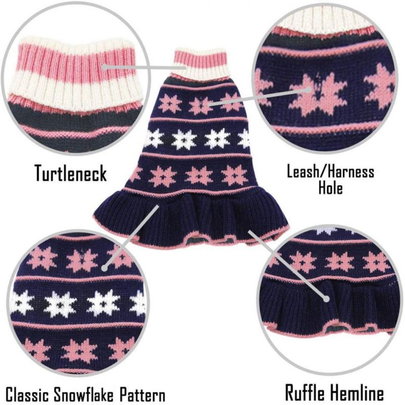 Dog Sweater Pullover Knitted Sweater Dog Clothes