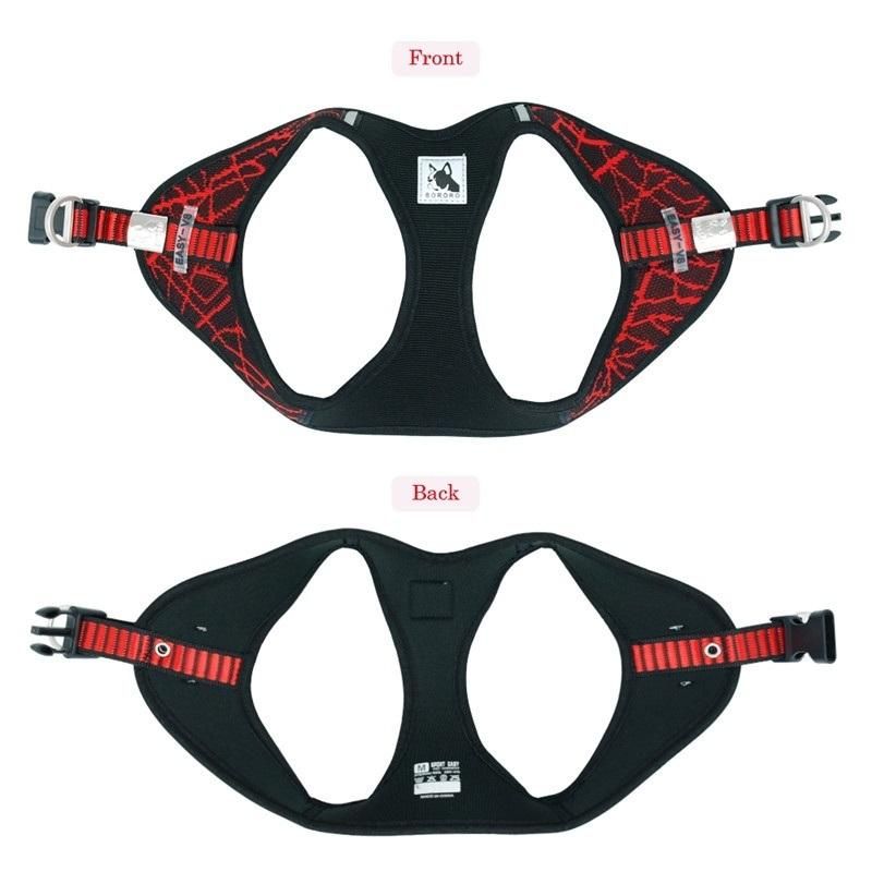 Dog Harness Breathable Mesh No Pull & No Choke Harness Vest for Small Medium Dog Adjustable