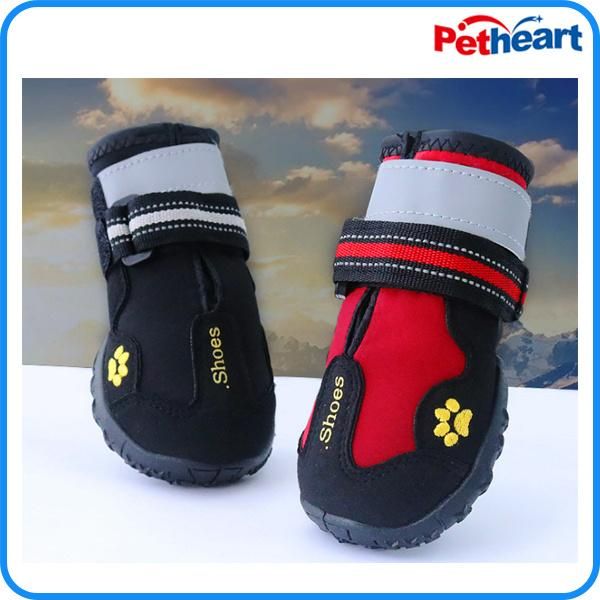 Water Resistant Dog Shoes Pet Dog Product with Reflective Magic Tape