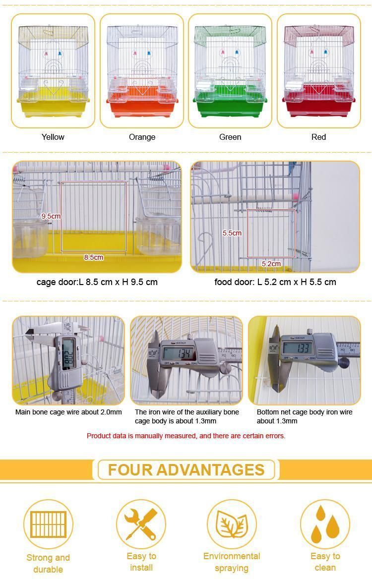 Customize OEM ODM Parrot Metal Large Bird Breeding Cages