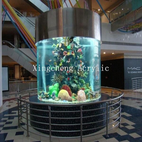 Custom Cylindrical Fish Tank