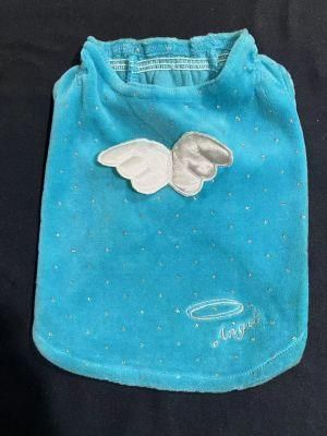 Velvet Pet Clothes Pet Clothing Dog Clothes Dog Clothing Vest Shirt