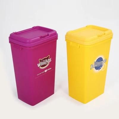 OEM 53lt 20kg Customized Dog Cat Pet Food Container