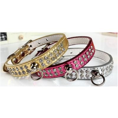 Wholesale Leather Dog Collars Cat Jewelry Chain Pet Accessories Supplies