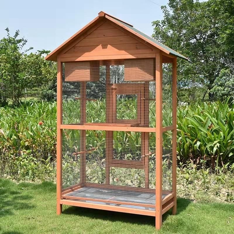 Solid Wood Bird House Birdcage Pigeon Dove Parrot Bird Breeding Cage