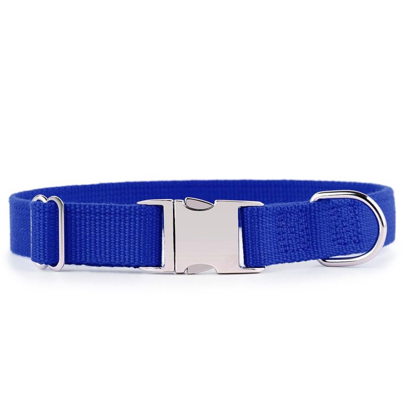 Anti Rust Zinc Alloy Metal Buckle Organic Bamboo Pet Dog Collar