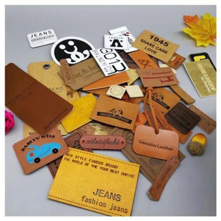 Wholesale Custom Pet Products Leather Label Hang Tag