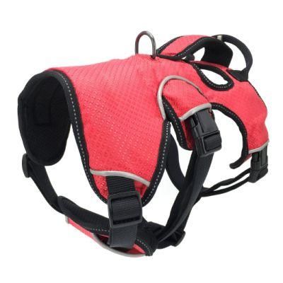 Three Straps Reflective Adjustable Training Dog Harness Pet Product