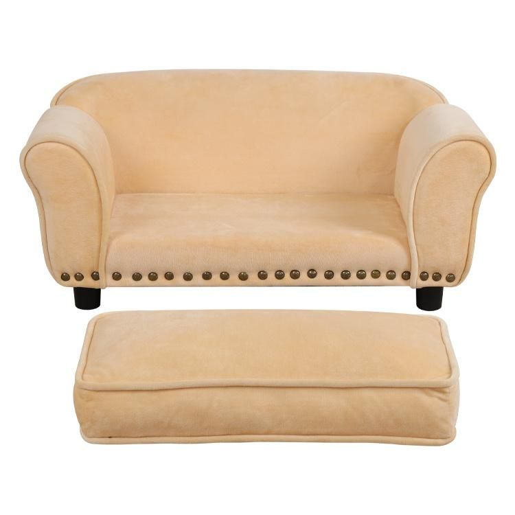 Hot Selling 2021 China Export Luxury Pet Sofa with Removable Cushion