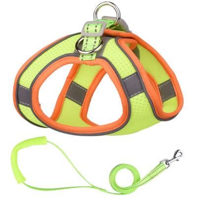 Skin-Friendly Soft Mesh Dog Harness with Dog Leash Set