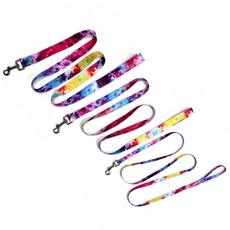 Smooth Polyester Sublimation Pet Leash Can Be Customized