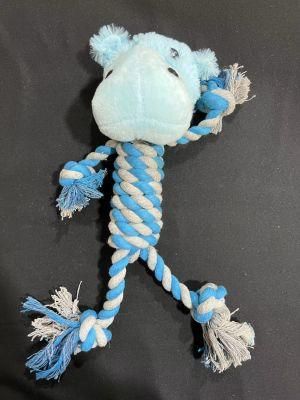 Behemoth Head Braid Rope Toy Handmade Pet Cotton Rope Toys Dog Toys