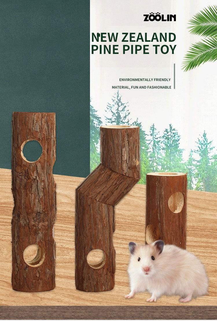 Yee Natural Pure Wood Toys Small Pet Hamster Eco-Friendly Toy