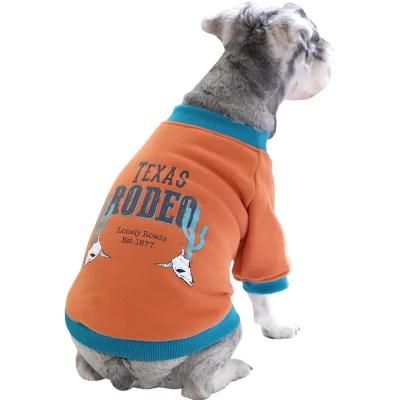 Color Orange Teal Blue Screen Print Design Dog Clothes