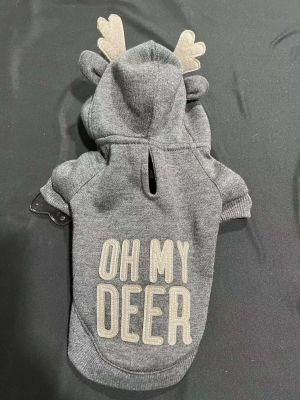 &quot;Oh My Deer&quot; Pet Products Dog Hoodie Pet Hoodie