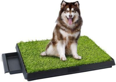 Wanhe Puppy Pet Potty Training PEE Indoor Outdoor Grass PEE Potty Pad for Dog