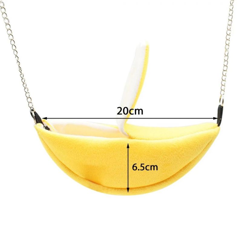 Hamster Cotton Nest Banana Shape House Hammock Cage for Hamster Bed