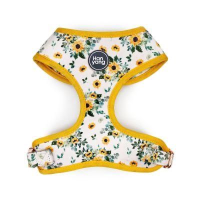 2022 OEM Personal Logo Customized Dog Harness Luxury Pet Accessories Pet Dog Harness Collar Leash Sets