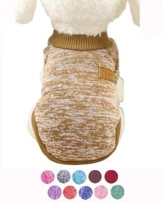 Knitwear Sweater Dog Clothing Soft Warm Fleece Dog Clothing