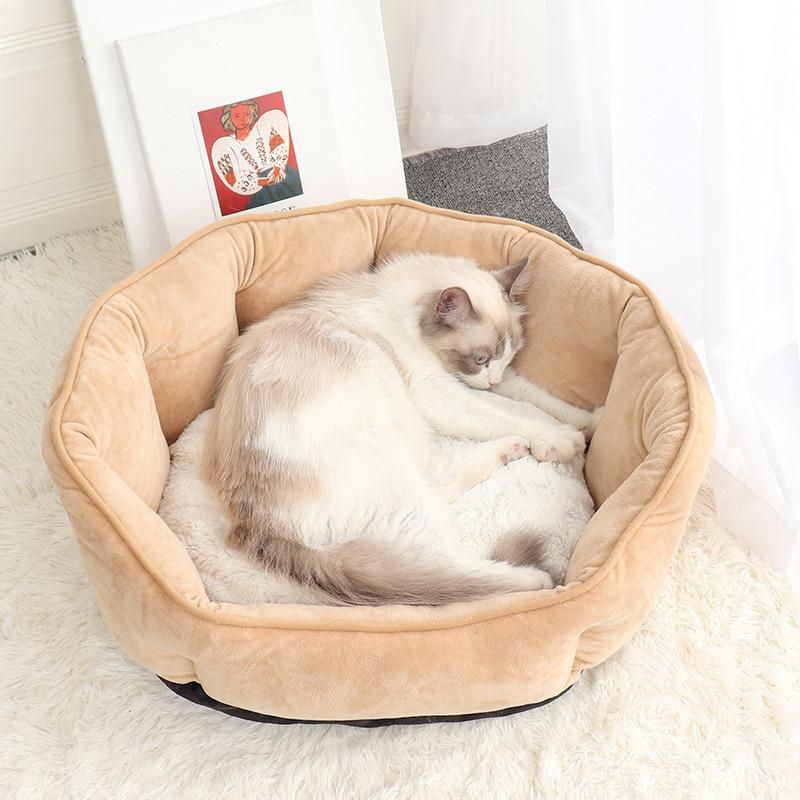 Customized Comfortable Anti-Slip Soft Cushion Cat Dog Accessories Pet Bed