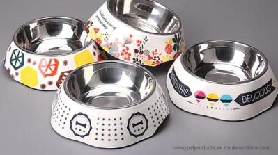 Quality Ss Painting Pet Feeding Products Dog Cat Bowls