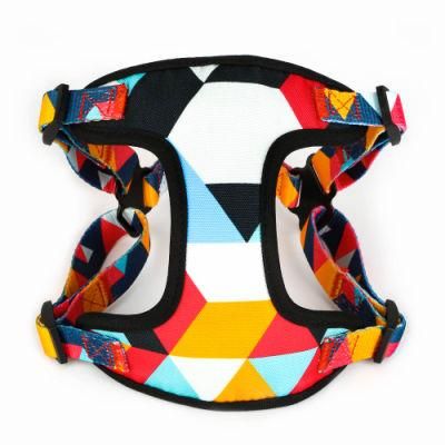 2022 Hot Sale Dog Harness Pet Products Soft Oxford Harness with New Design and High Quality and Colorful for Pets