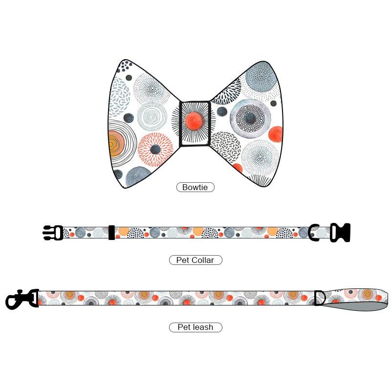 OEM/ODM Personalized Pet Accessories Print Reflective Quick Release Padded Polyester Pattern Dog Harness Set/Pet Accessory
