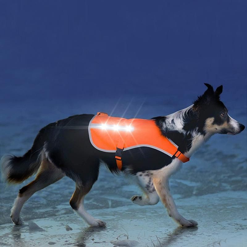 High Visibility Pet Jacket Customizable Outdoor Waterproof Reflective Dog Clothes