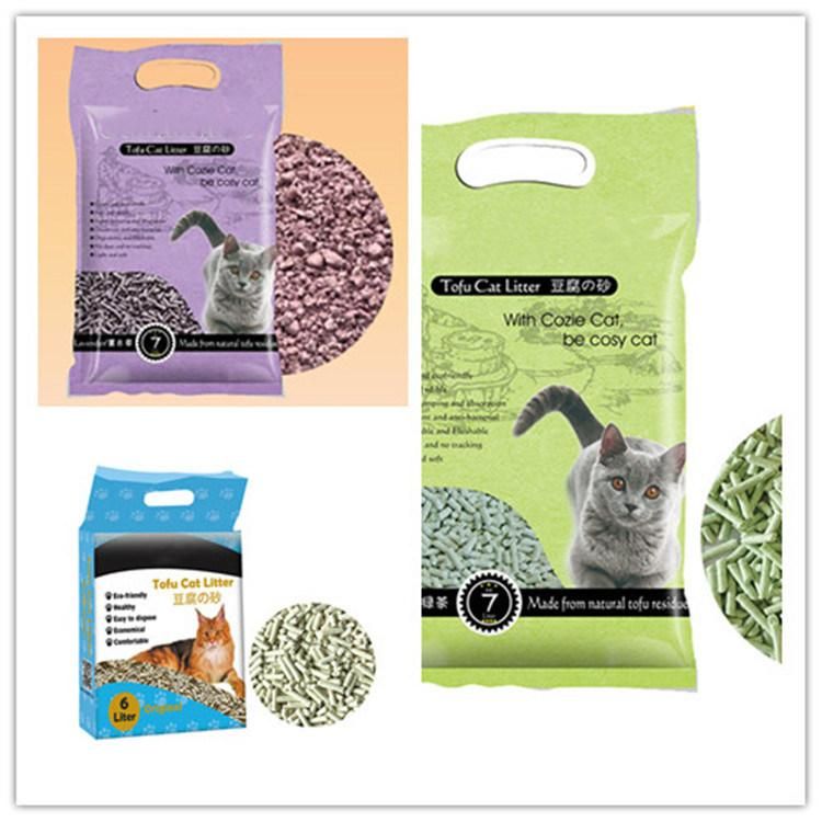 Free Sample 100% Natural Dust Free Premium OEM Tofu Cat Litter