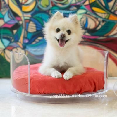 Square Dog Sofa Bed Acrylic Pet Bed Yyb-0313