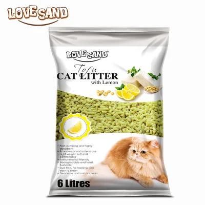 Degradable Colorful Plant Tofu Cat Litter Pet Products