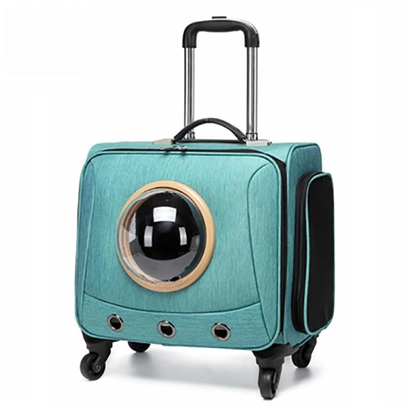 ABS Trolley Type Large Capacity Travel Pet Bag with Wheels