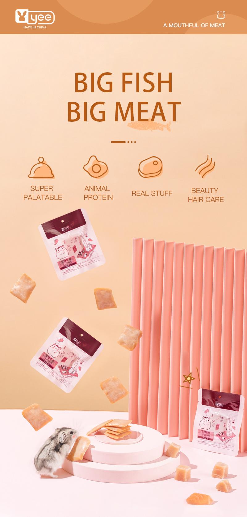 Yee Hamster Nutrition Snacks Fattening Supplies Meat for Pets