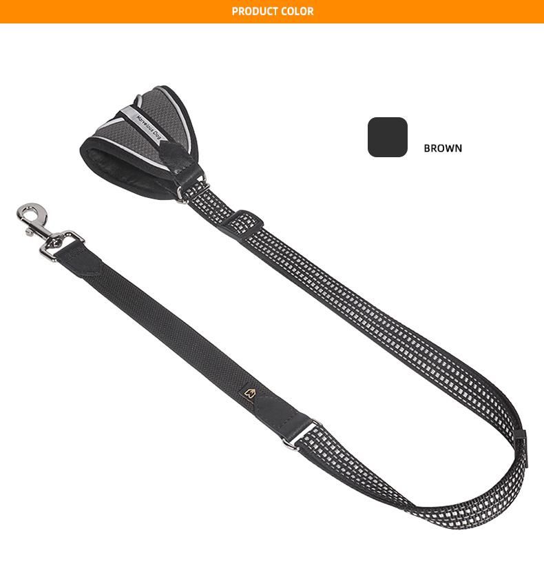 Hands Free Comfortable Dog Training Walking Leashes for Medium Large Dogs