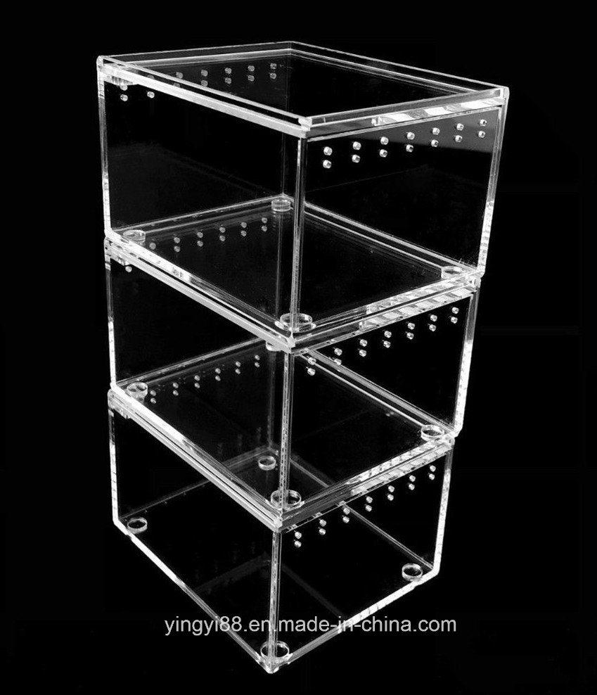 Wholesale Factory Customized Acrylic Reptile Terrarium Cages