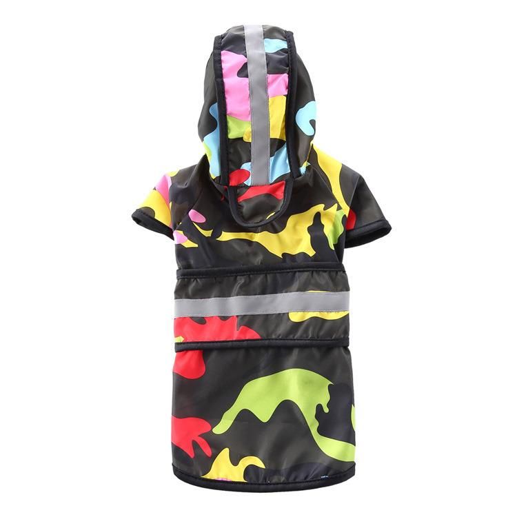 New Design Fashion Pet Clothes Dog Raincoat Waterproof Rain Coat Dog Clothes Breathable Dog Clothing with Hooded1 Buyer