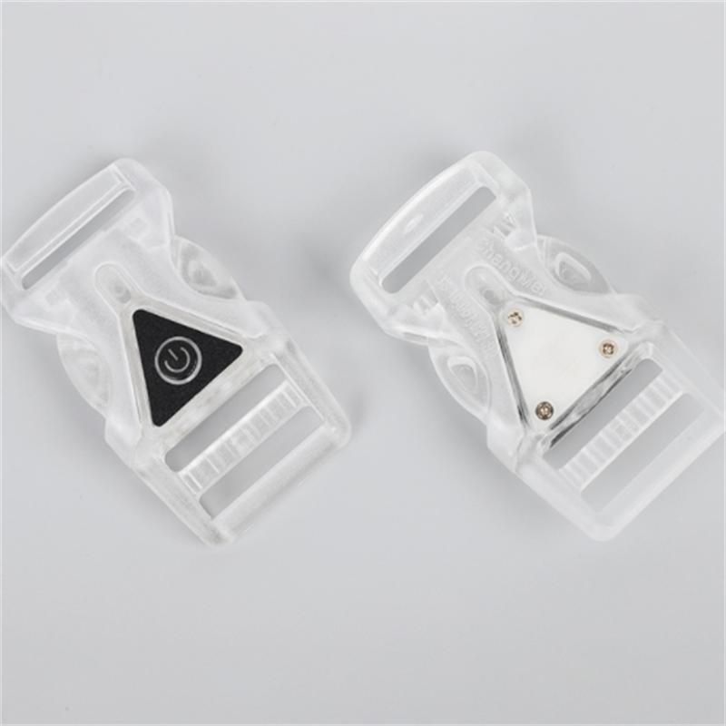 Hot Sell Waterproof Plastic Buckle LED Buckle for Dog Lead