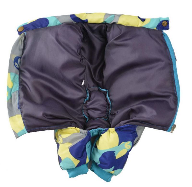 Pet Camouflage Winter Coat Fleece Large Dog Clothes Jacket Jumpsuit
